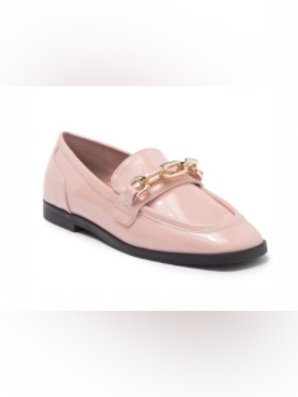 Women’s Nordstrom Rack Jane Patent Chain Loafer. Size 10. NWOB